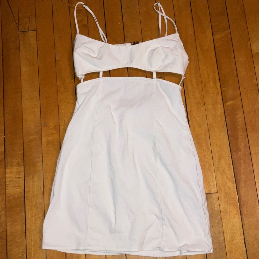 Underboob cutout mini dress